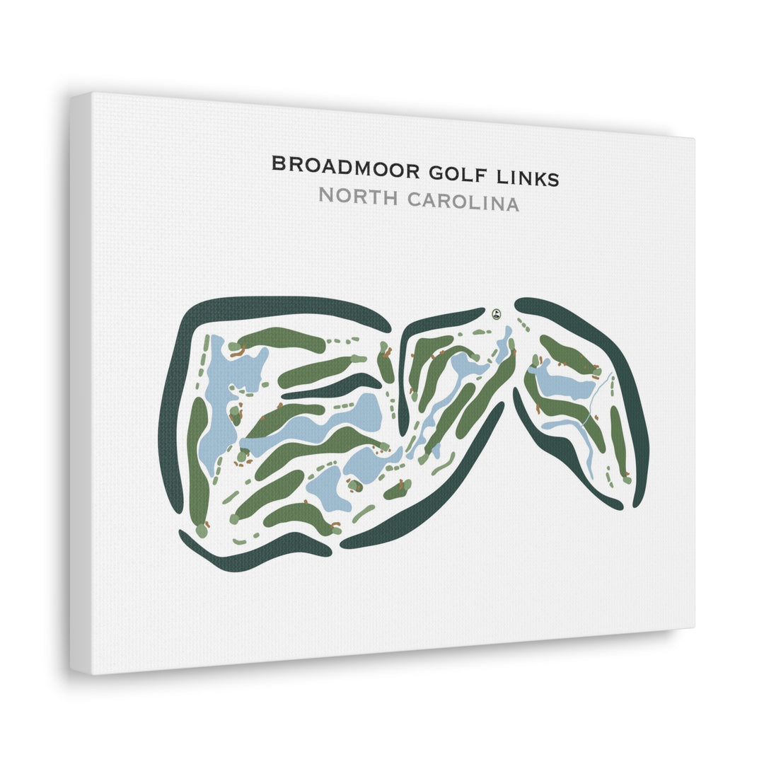 Broadmoor Golf Links, North Carolina - Printed Golf Courses