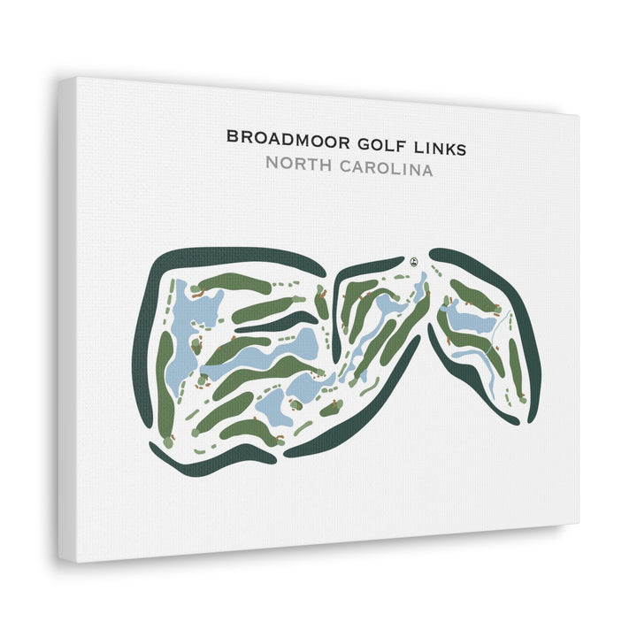 Broadmoor Golf Links, North Carolina - Printed Golf Courses