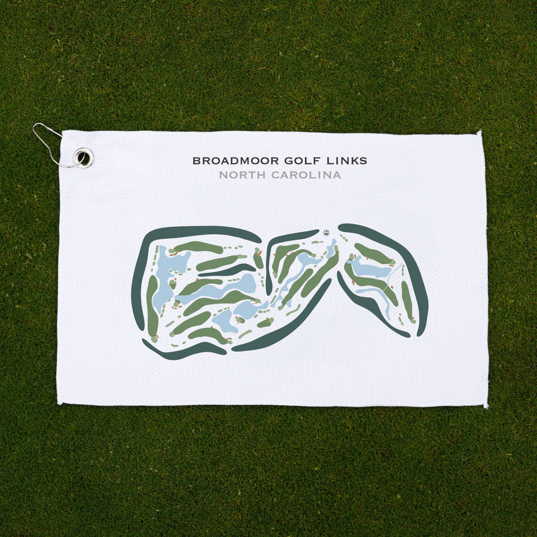 Broadmoor Golf Links, North Carolina - Printed Golf Courses