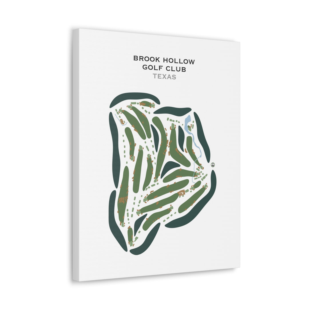 Brook Hollow Golf Club, Texas - Printed Golf Courses