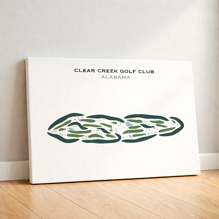 Clear Creek Golf Club, Alabama - Printed Golf Courses