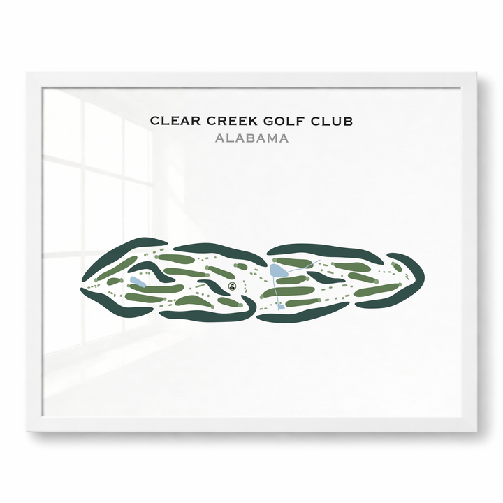 Clear Creek Golf Club, Alabama - Printed Golf Courses