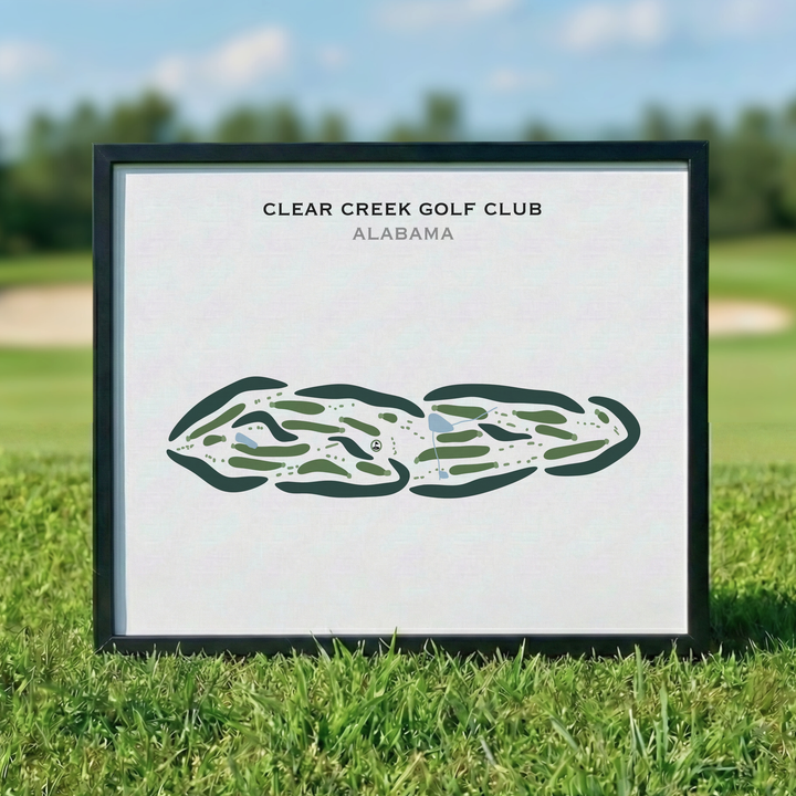 Clear Creek Golf Club, Alabama - Printed Golf Courses