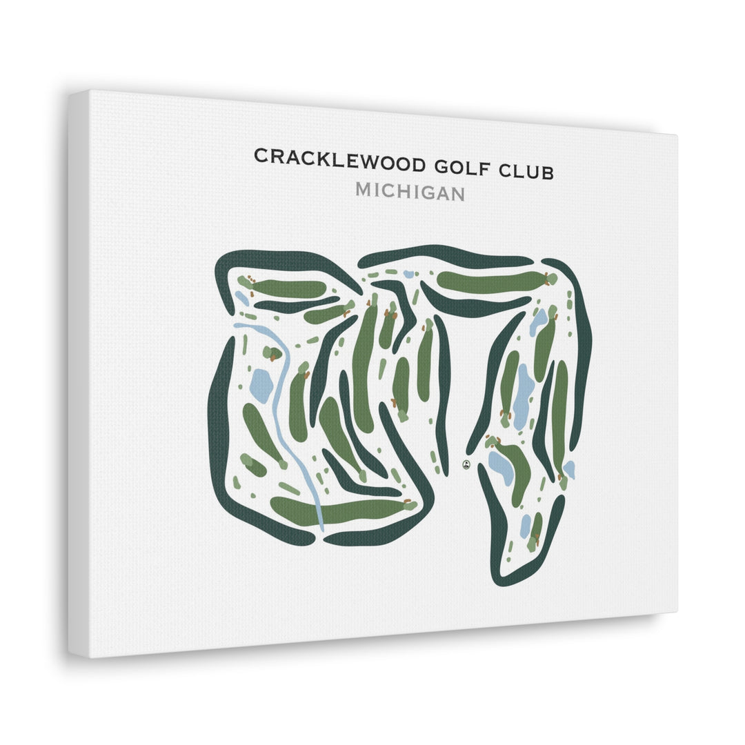 Cracklewood Golf Club, Michigan - Printed Golf Courses