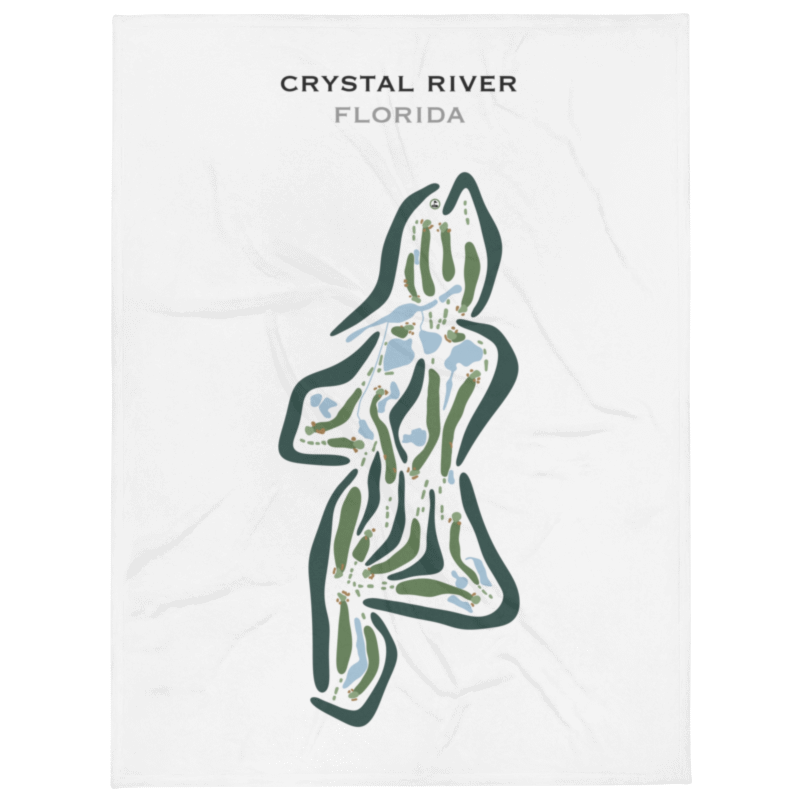 Crystal River, Florida - Printed Golf Courses