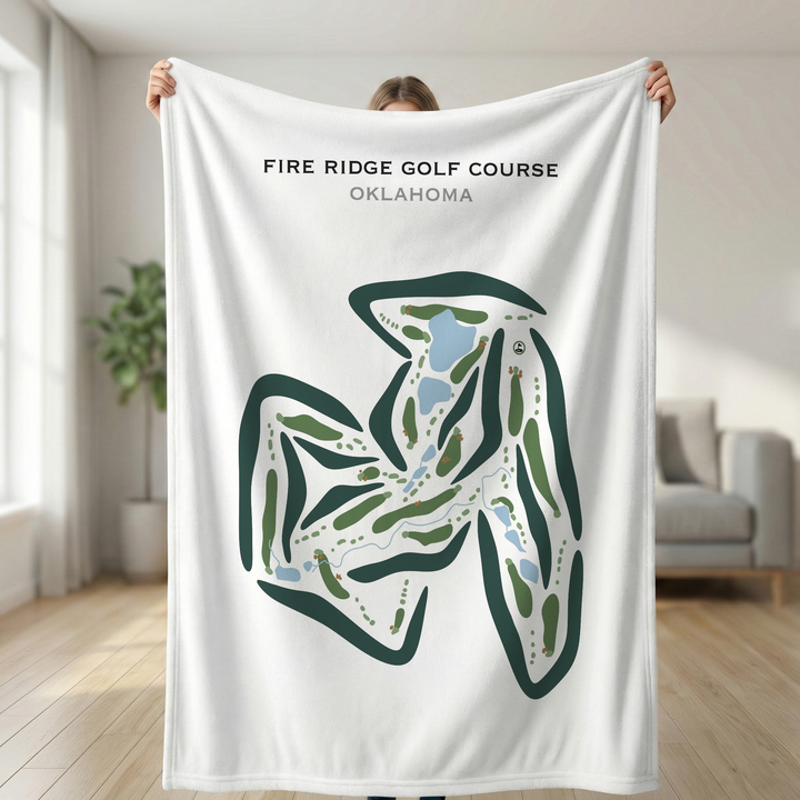 Fire Ridge Golf Course, Oklahoma - Printed Golf Courses