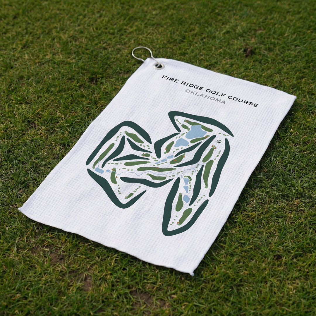 Fire Ridge Golf Course, Oklahoma - Printed Golf Courses