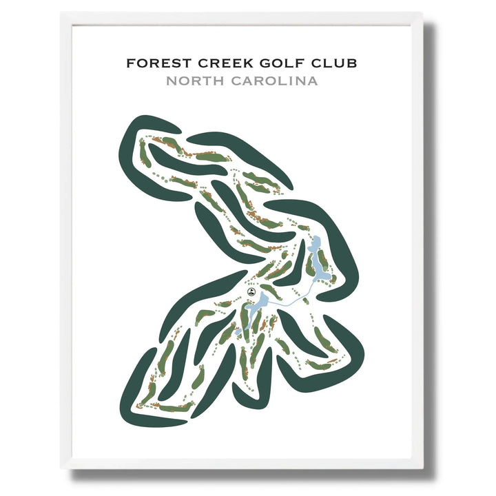 Forest Creek Golf Club, North Carolina - Printed Golf Courses
