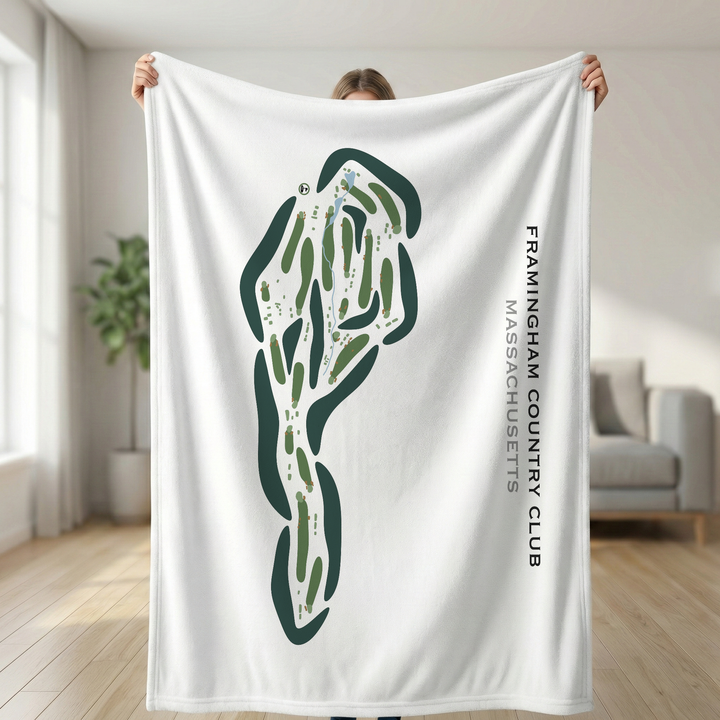 Framingham Country Club, Massachusetts - Printed Golf Courses