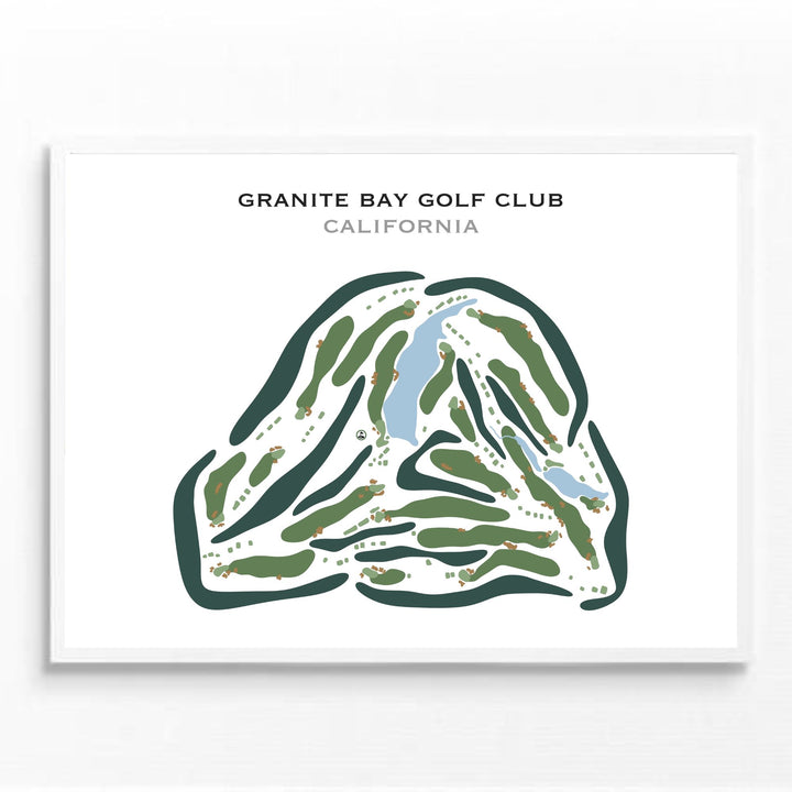 Granite Bay Golf Club, California - Printed Golf Courses