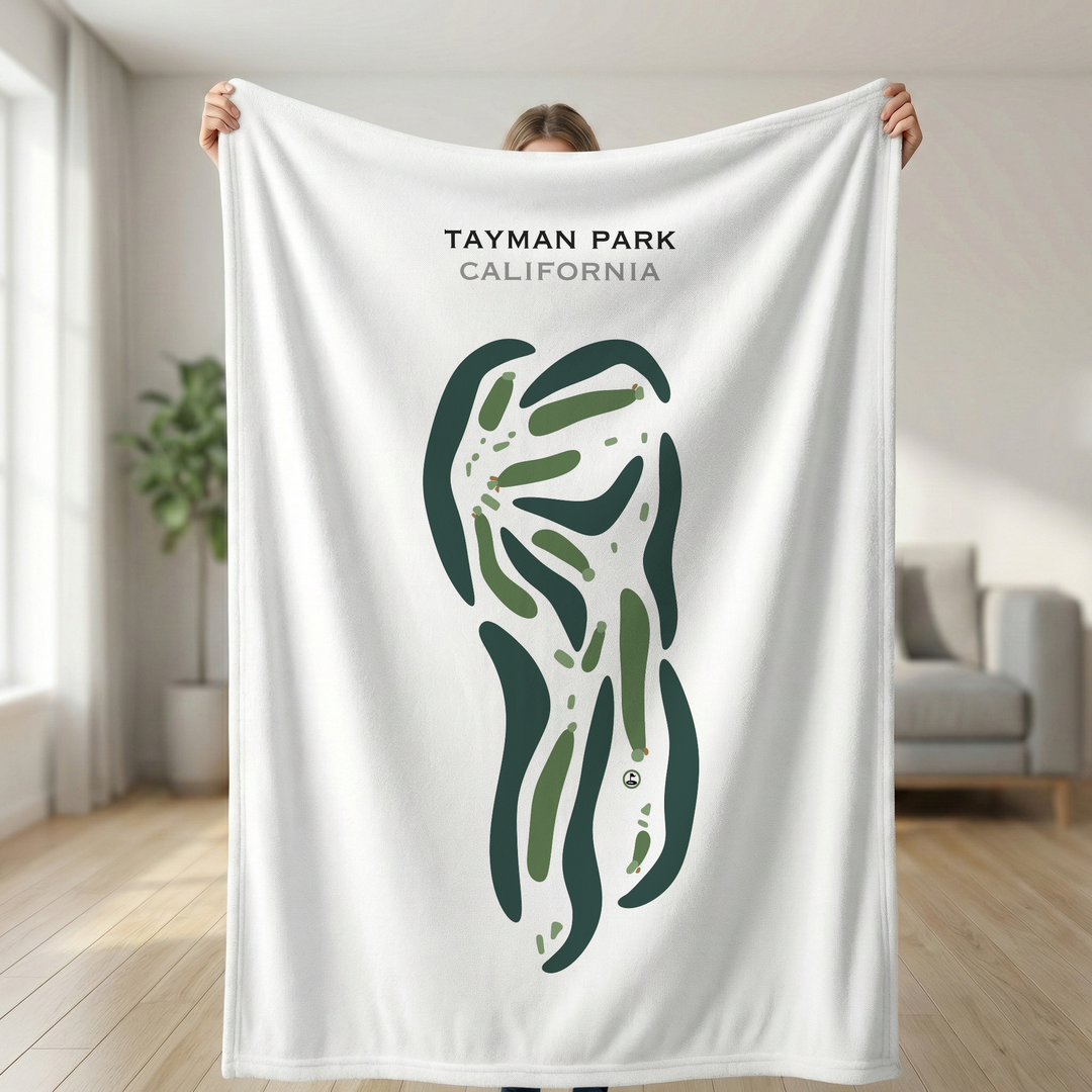 Tayman Park, California - Printed Golf Courses