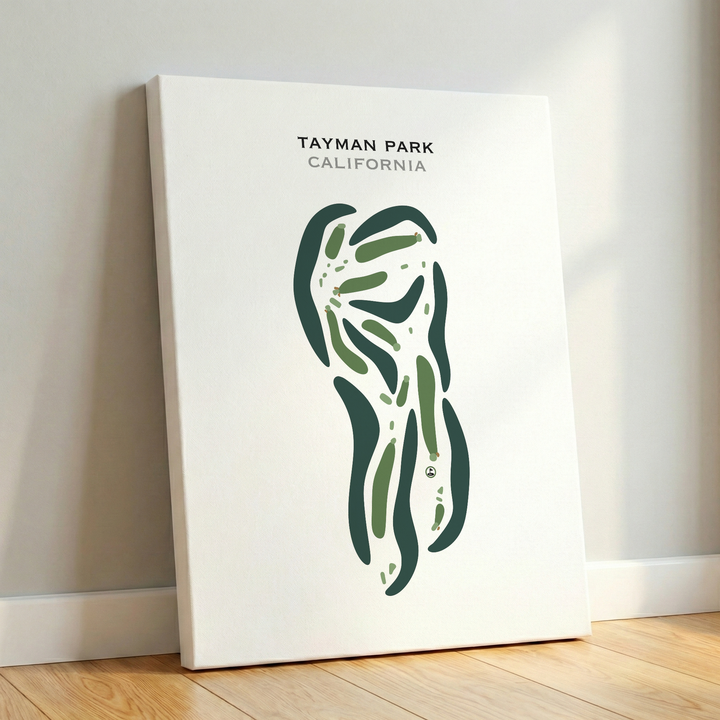 Tayman Park, California - Printed Golf Courses