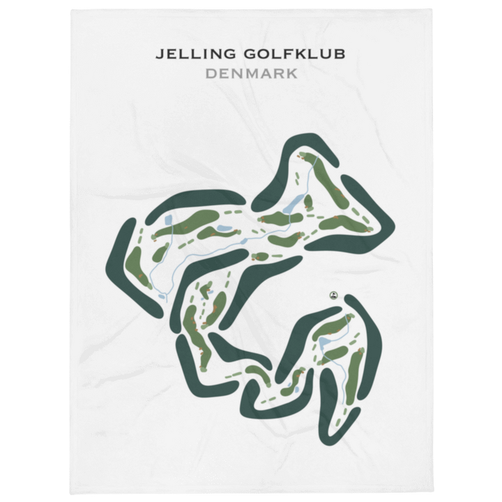 Jelling Golfklub, Denmark - Printed Golf Courses