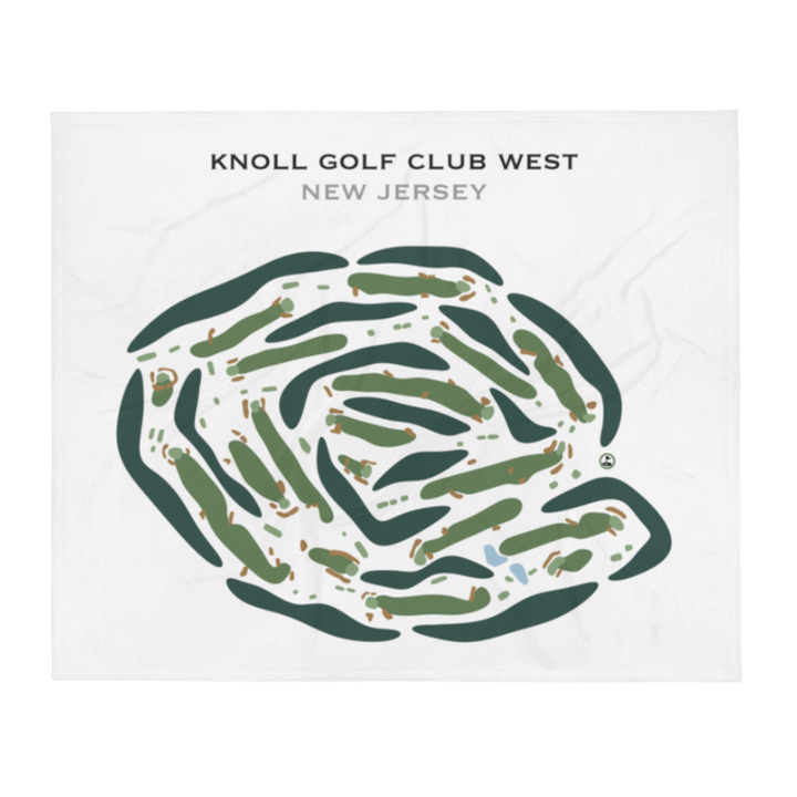Knoll Golf Club West, New Jersey (Updated Course) - Printed Golf Courses