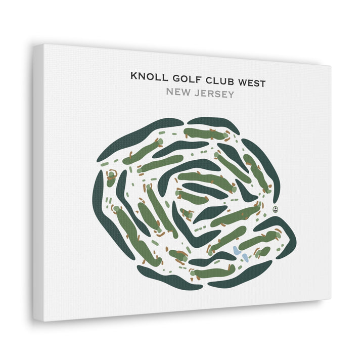 Knoll Golf Club West, New Jersey (Updated Course) - Printed Golf Courses