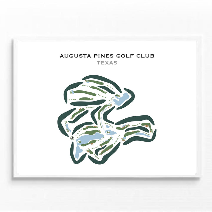 Augusta Pines Golf Club, Texas - Printed Golf Courses