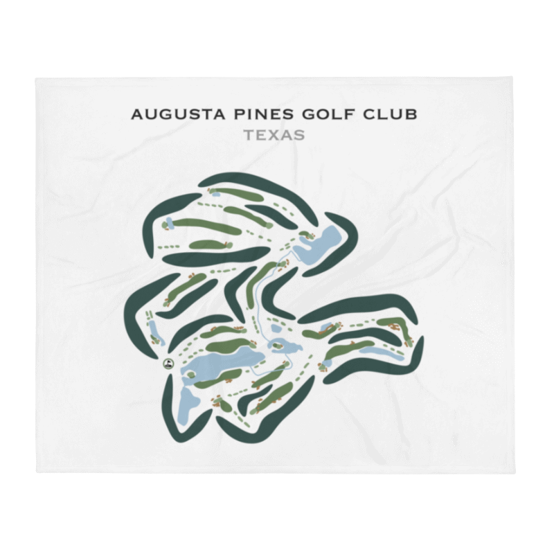 Augusta Pines Golf Club, Texas - Printed Golf Courses