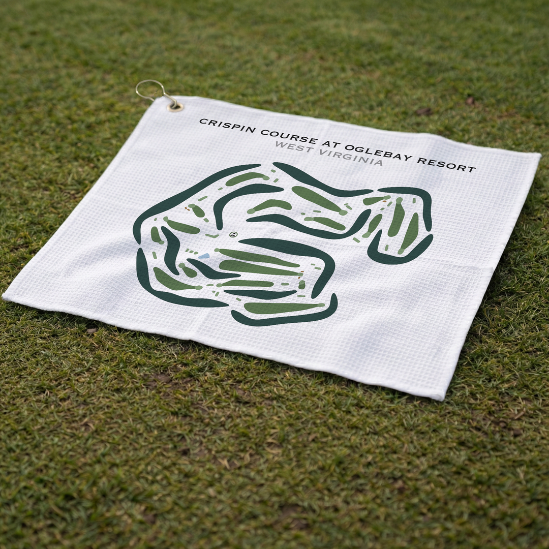 Crispin Golf Course at Oglebay Resort, West Virginia - Printed Golf Courses