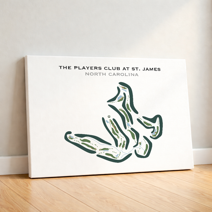 The Players Club at St. James Course, North Carolina - Printed Golf Courses