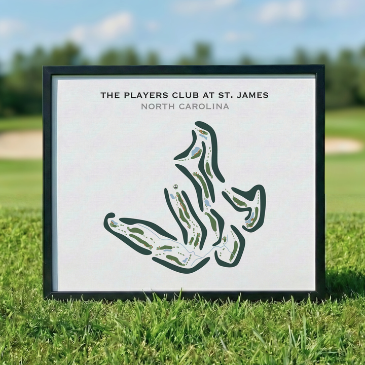 The Players Club at St. James Course, North Carolina - Printed Golf Courses