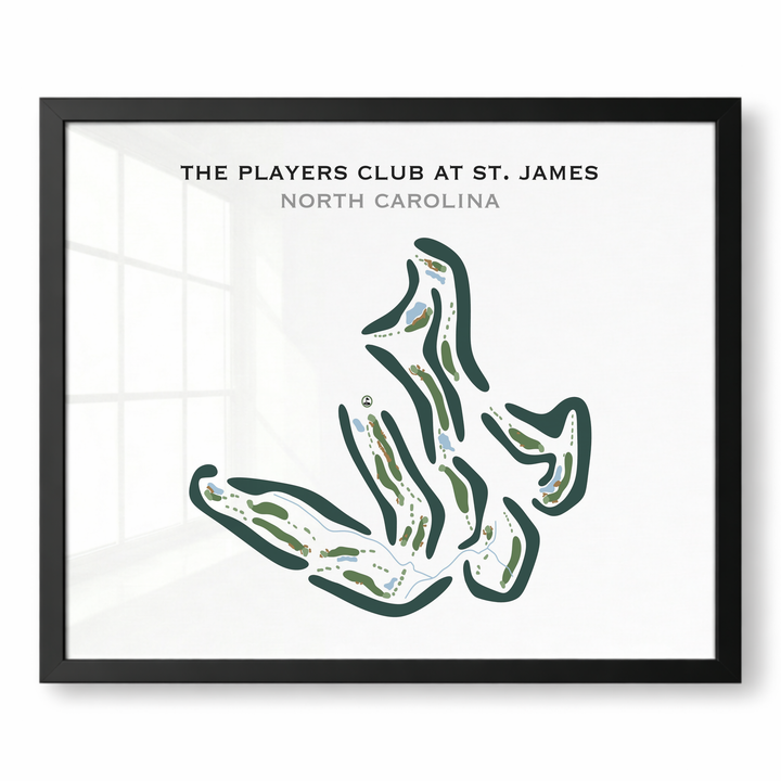 The Players Club at St. James Course, North Carolina - Printed Golf Courses