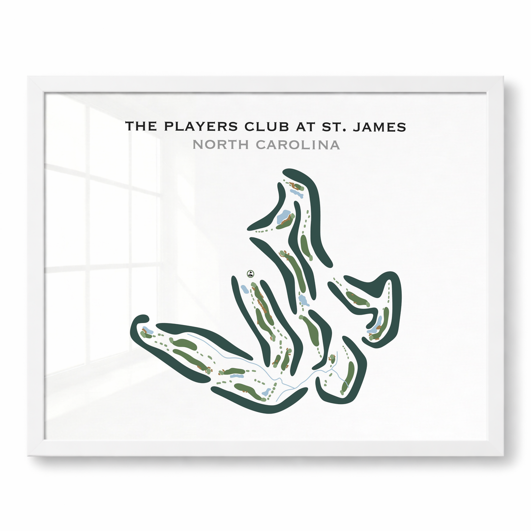 The Players Club at St. James Course, North Carolina - Printed Golf Courses