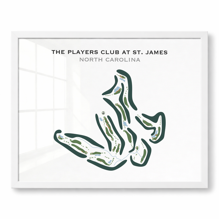 The Players Club at St. James Course, North Carolina - Printed Golf Courses