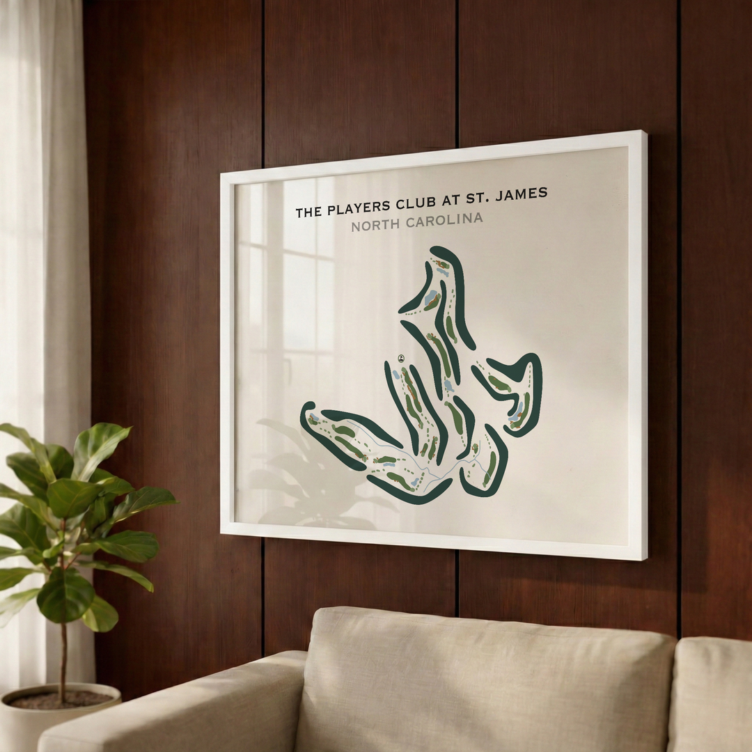 The Players Club at St. James Course, North Carolina - Printed Golf Courses