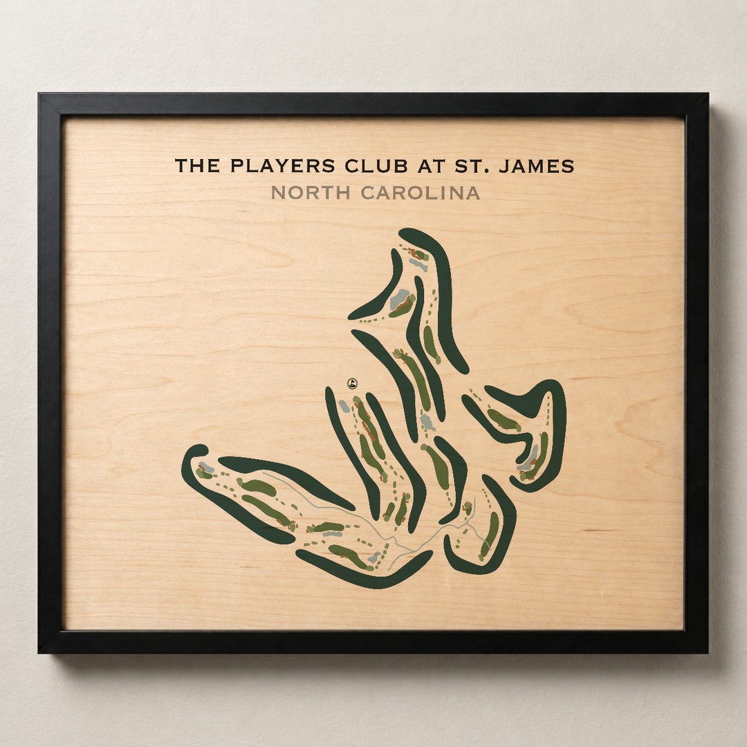 The Players Club at St. James Course, North Carolina - Printed Golf Courses