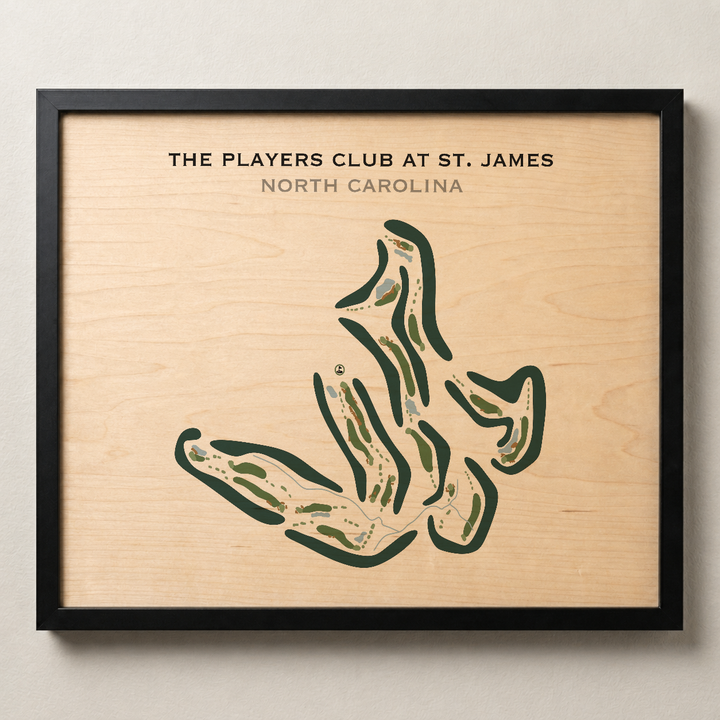 The Players Club at St. James Course, North Carolina - Printed Golf Courses