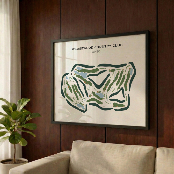 Wedgewood Country Club, Ohio - Printed Golf Courses