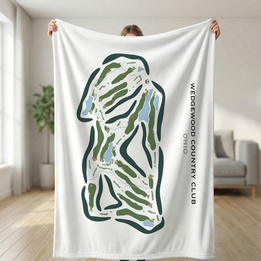 Wedgewood Country Club, Ohio - Printed Golf Courses