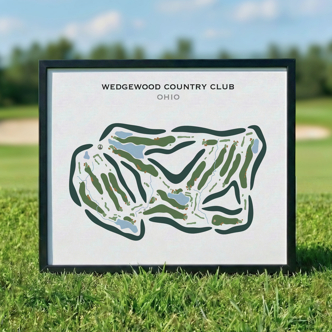 Wedgewood Country Club, Ohio - Printed Golf Courses