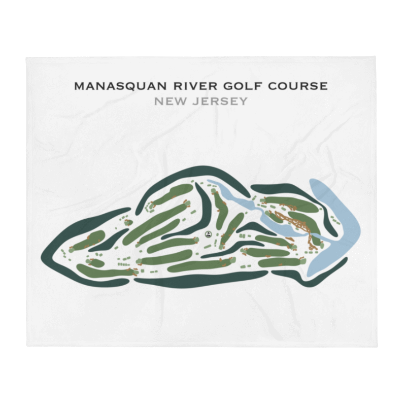 Manasquan River Golf Course, New Jersey - Printed Golf Courses