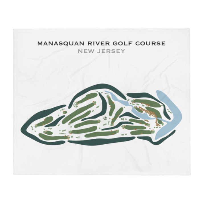 Manasquan River Golf Course, New Jersey - Printed Golf Courses