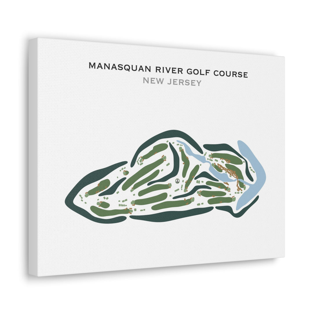 Manasquan River Golf Course, New Jersey - Printed Golf Courses