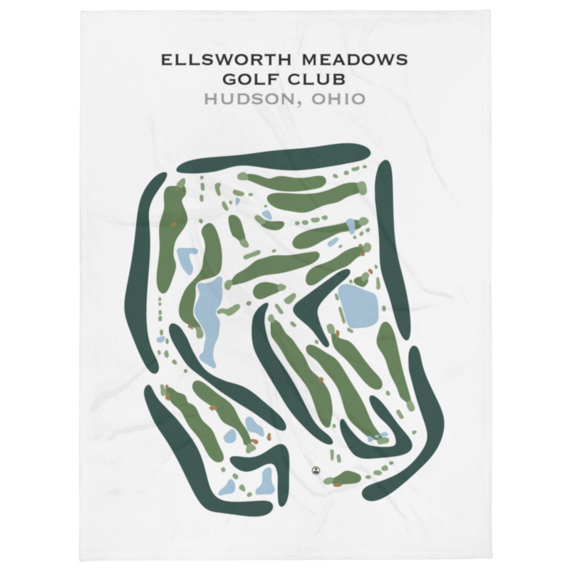 Ellsworth Meadows Golf Club, Hudson, Ohio - Printed Golf Courses