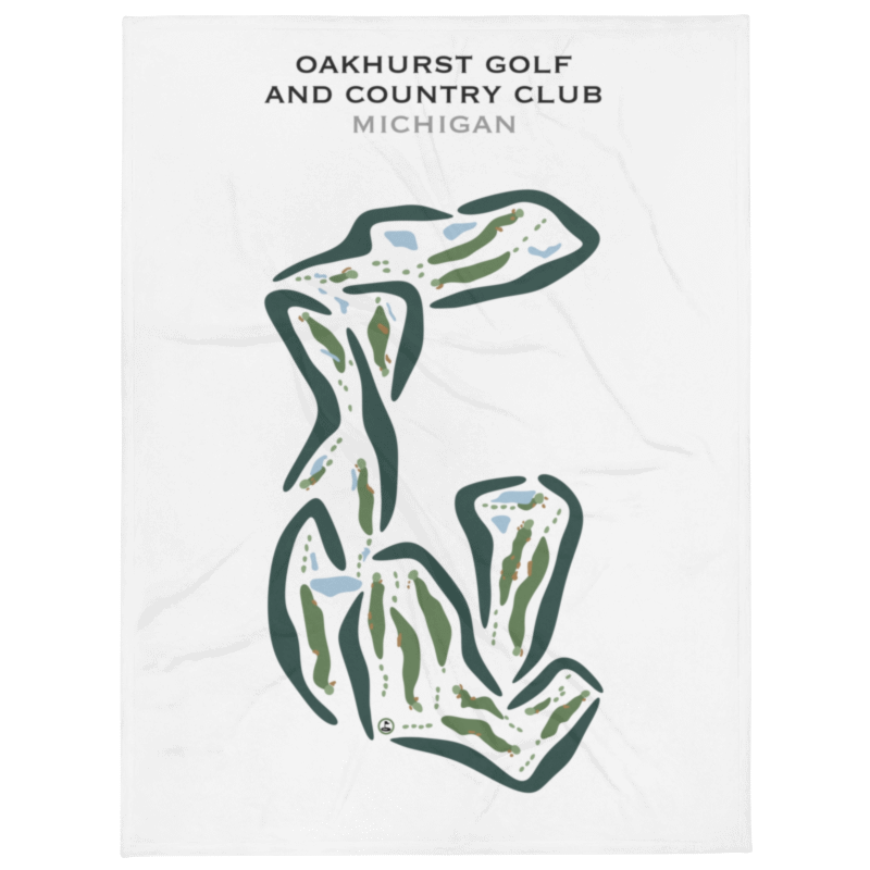 Oakhurst Golf & Country Club, Michigan - Printed Golf Courses