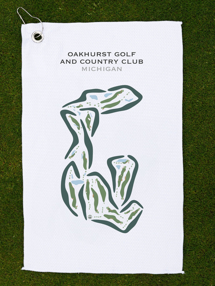 Oakhurst Golf & Country Club, Michigan - Printed Golf Courses