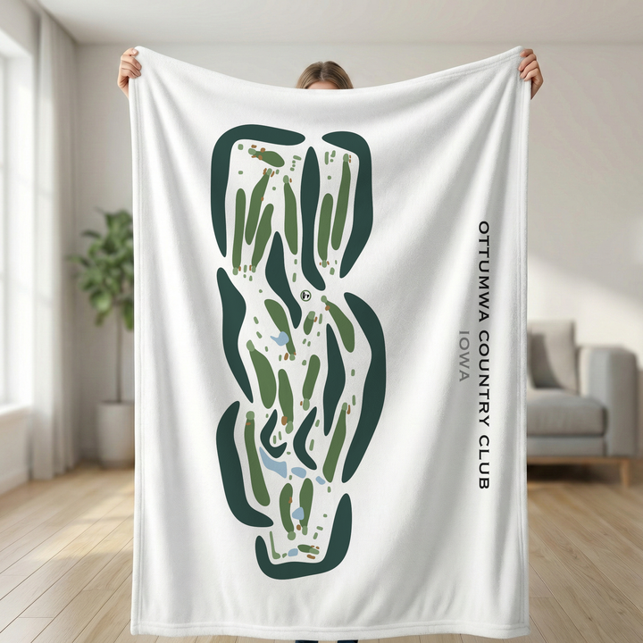Ottumwa Country Club, Iowa - Printed Golf Courses