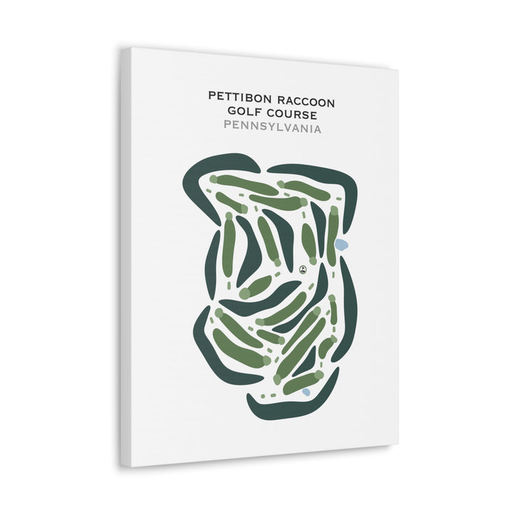 Pettibon Raccoon Golf Course, Pennsylvania - Printed Golf Courses