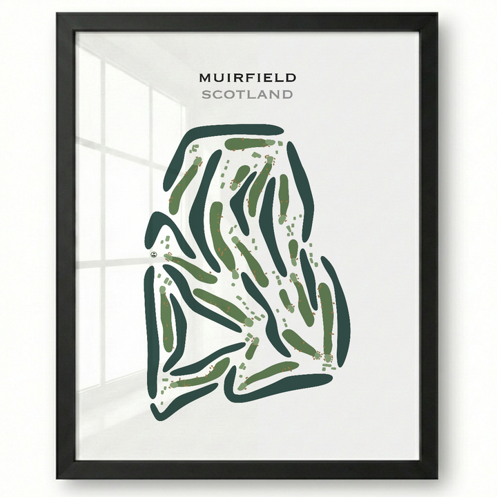 Muirfield, Scotland - Printed Golf Courses