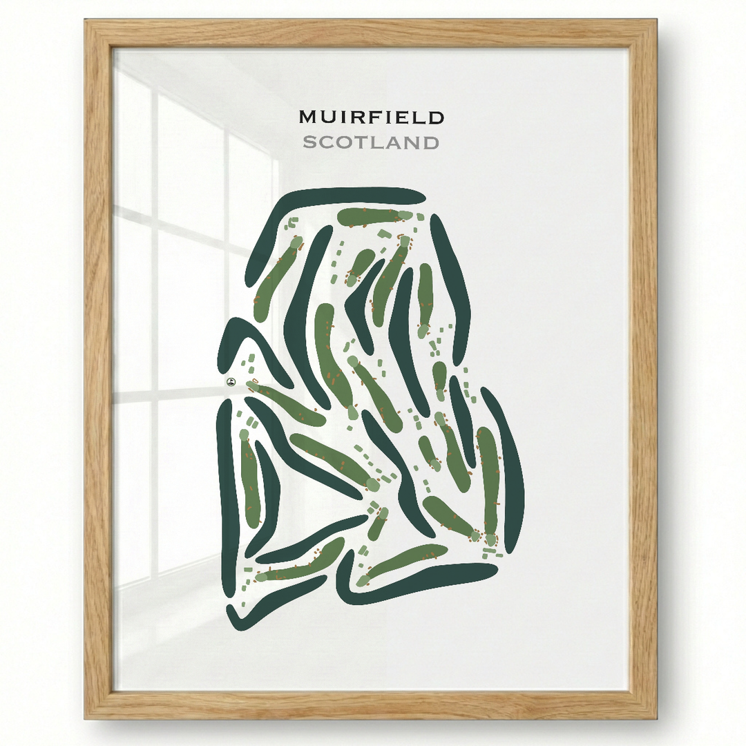 Muirfield, Scotland - Printed Golf Courses