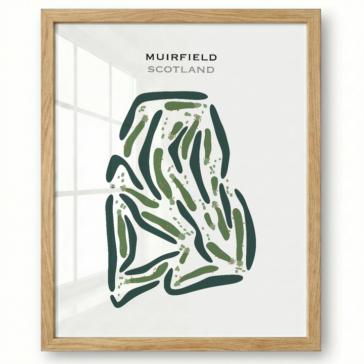 Muirfield, Scotland - Printed Golf Courses