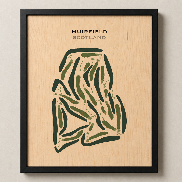 Muirfield, Scotland - Printed Golf Courses