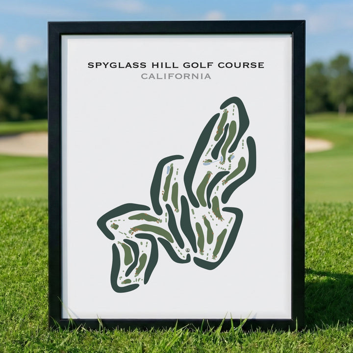 Spyglass Hill Golf Course, California - Printed Golf Courses