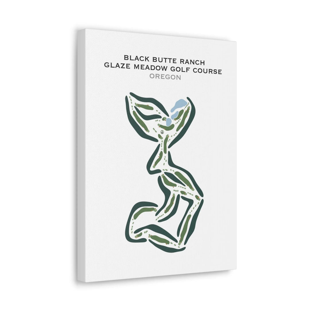 Black Butte Ranch - Glaze Meadow Golf Course, Oregon - Printed Golf Courses