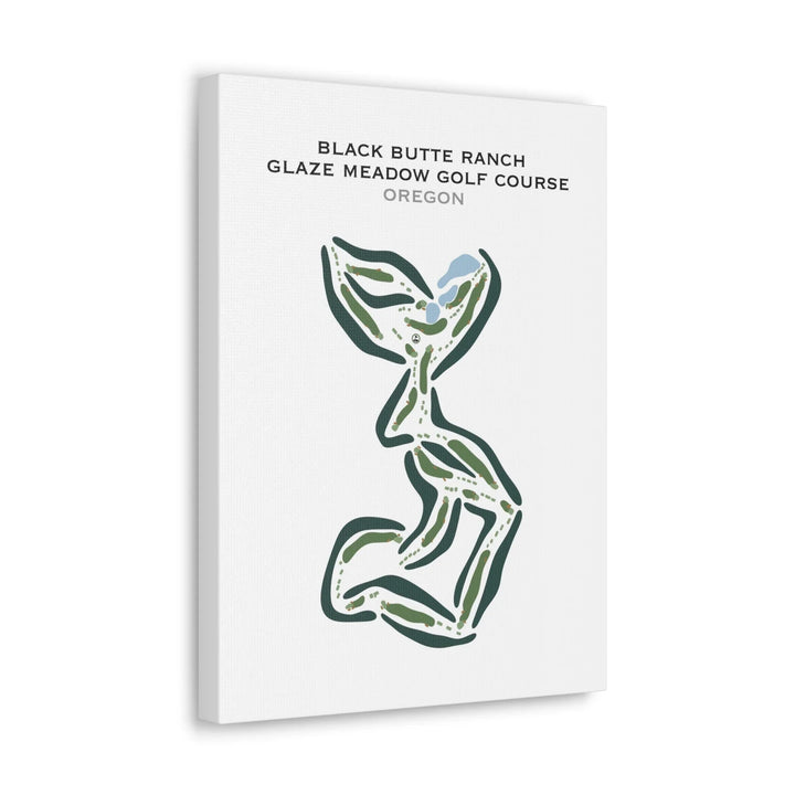 Black Butte Ranch - Glaze Meadow Golf Course, Oregon - Printed Golf Courses