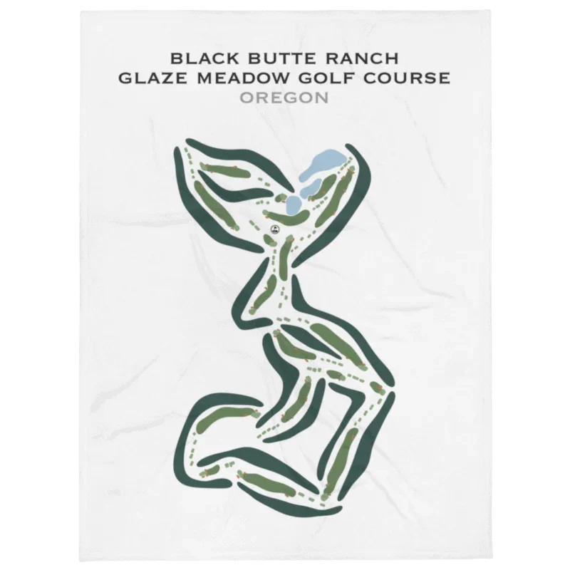 Black Butte Ranch - Glaze Meadow Golf Course, Oregon - Printed Golf Courses