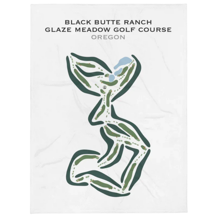 Black Butte Ranch - Glaze Meadow Golf Course, Oregon - Printed Golf Courses